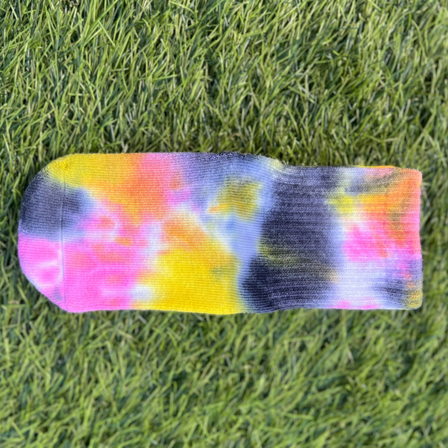 Tie-Dye Grip Ankle Socks for Toddlers