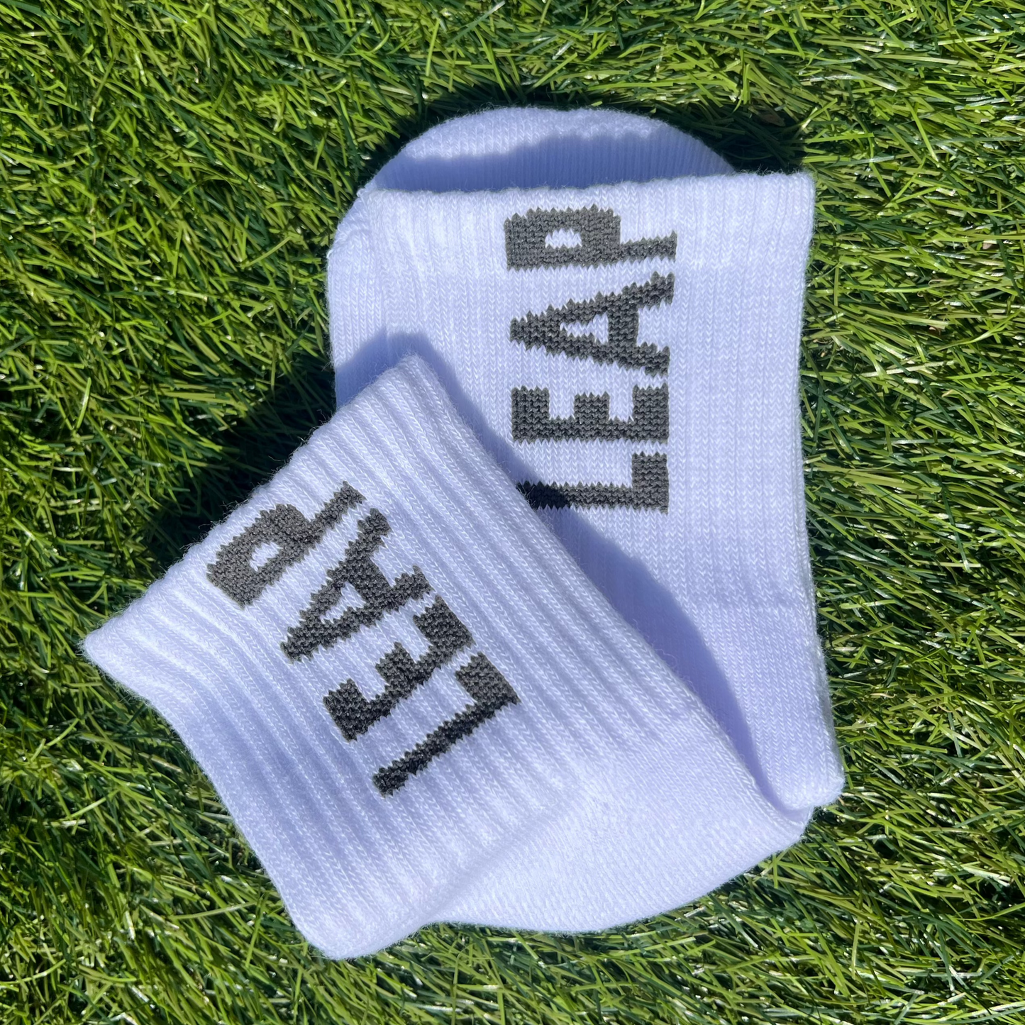 folded Leap socks.